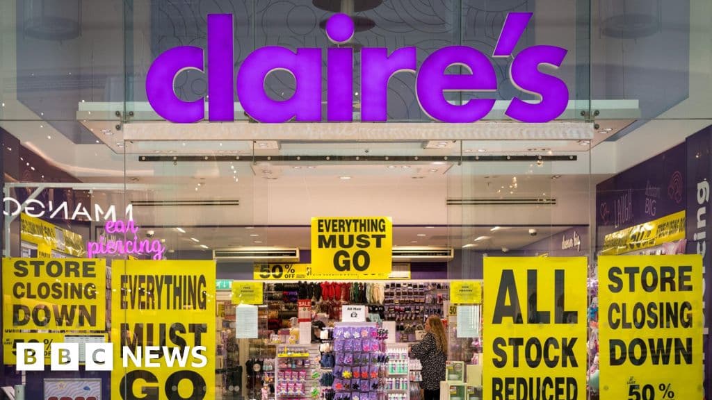Claire's Shuts Down All 154 UK and Ireland Stores, 1,300 Jobs Lost