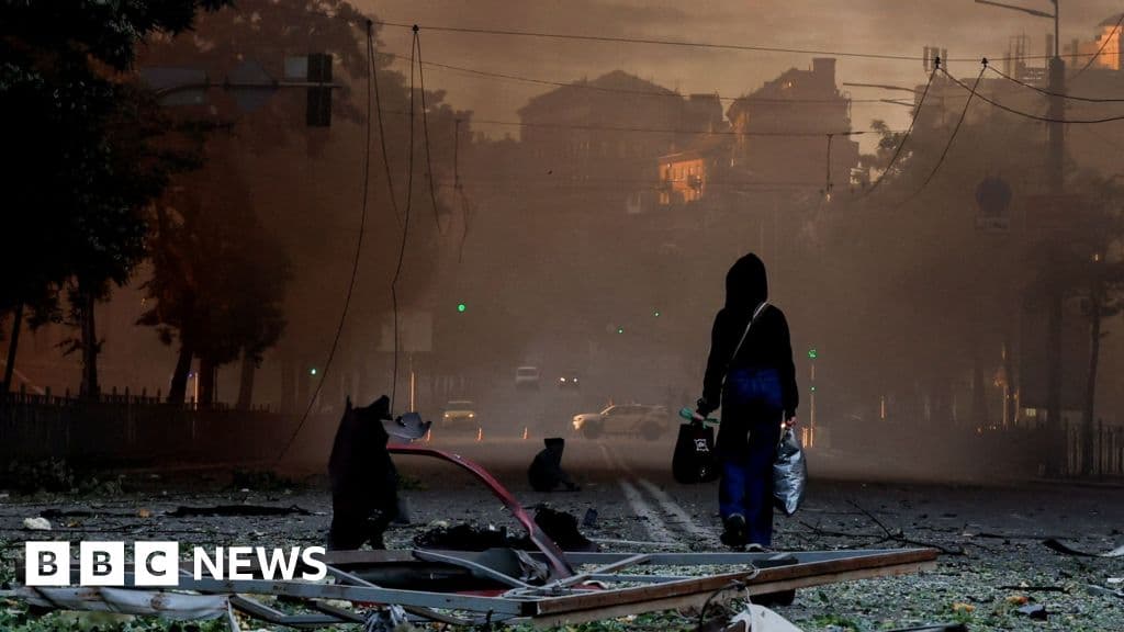 Shocking Wave of Russian Strikes Leaves One Dead in Kyiv
