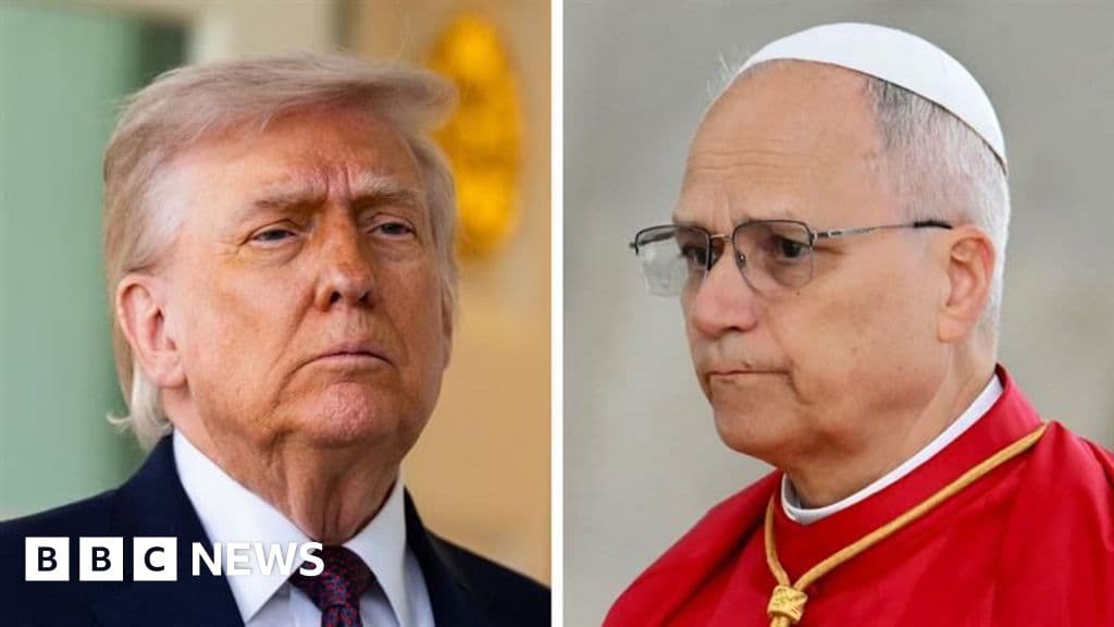 Trump's Public Rift with Pope Leo Costs Him Catholic Support