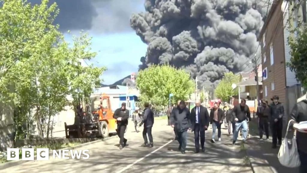 Major Ukrainian Drone Strike Hits Russian Oil Refinery Again