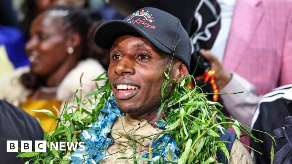 Kenya's Sebastian Sawe Celebrated After Historic Marathon Win