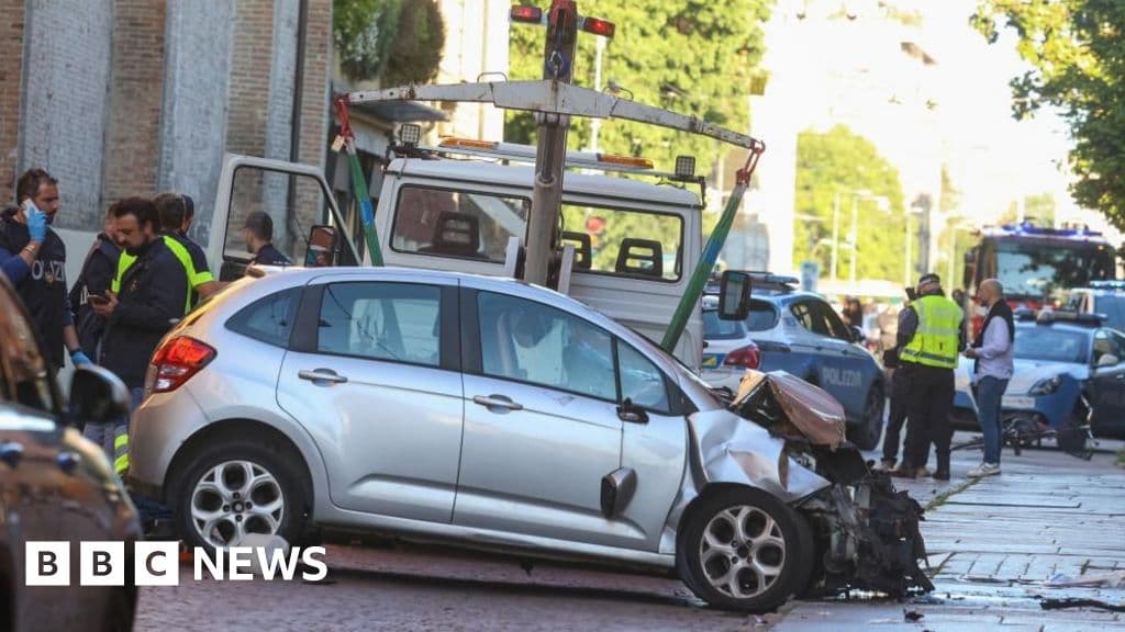 Shocking Attack: Car Plows into Pedestrians in Modena, Italy