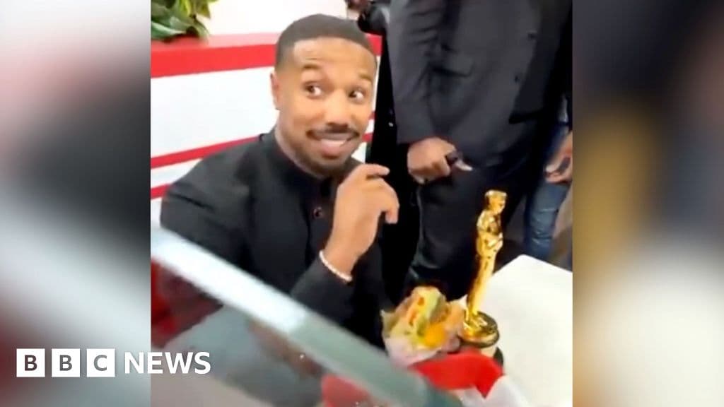 Oscar Winner Michael B. Jordan Celebrates with In-N-Out Burger