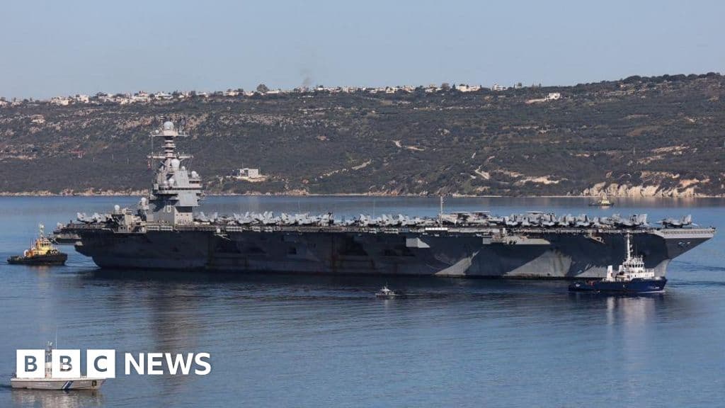 USS Gerald R. Ford Heads to Crete for Urgent Repairs After Fire