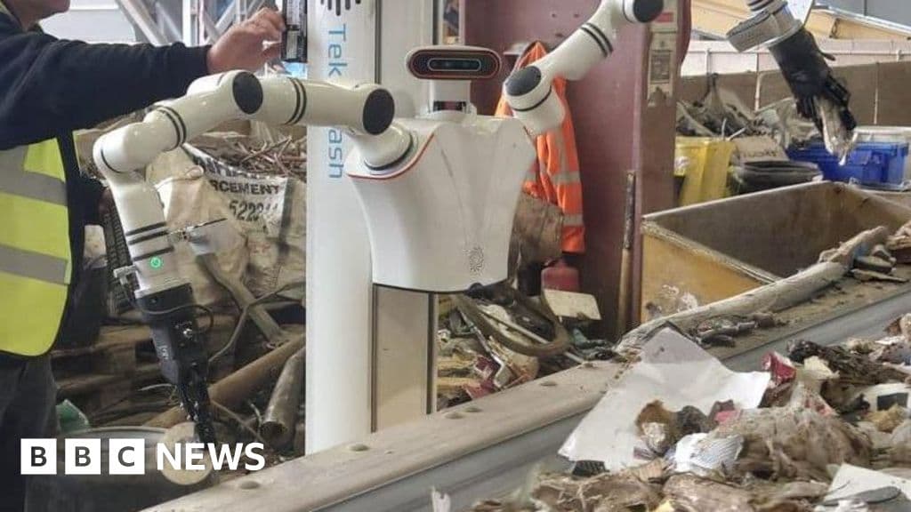 Revolutionary Robots Step In As Waste Firms Face Staffing Crisis