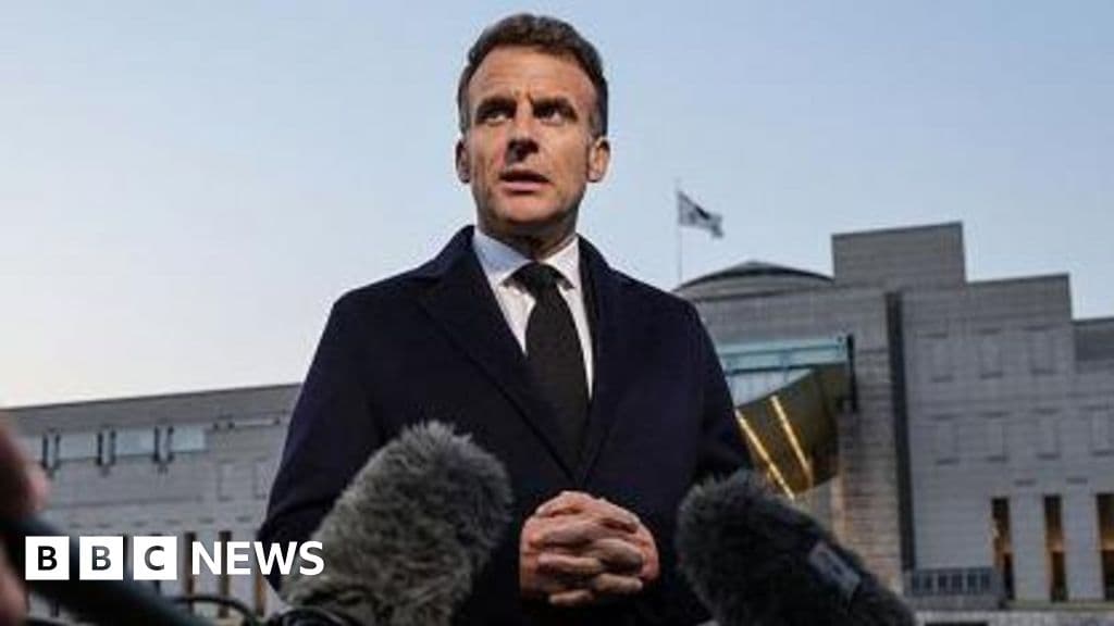 Macron Critiques Trump's Erratic Iran Strategy During Visit