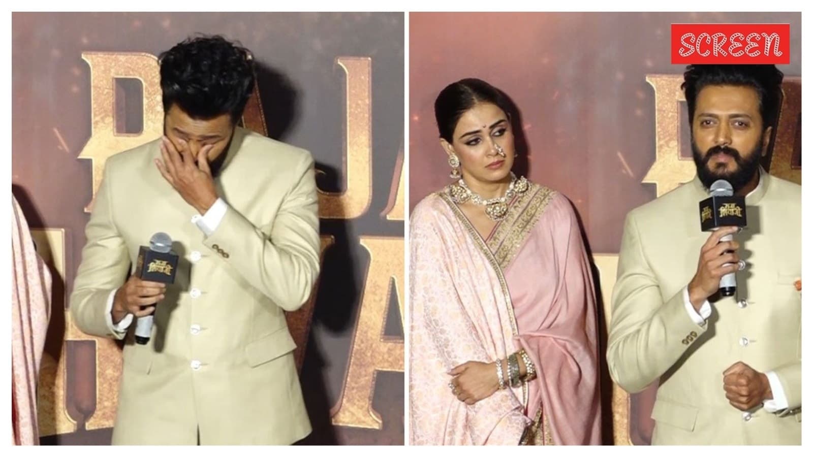 Emotional Riteish Deshmukh Thanks Genelia at Raja Shivaji Launch