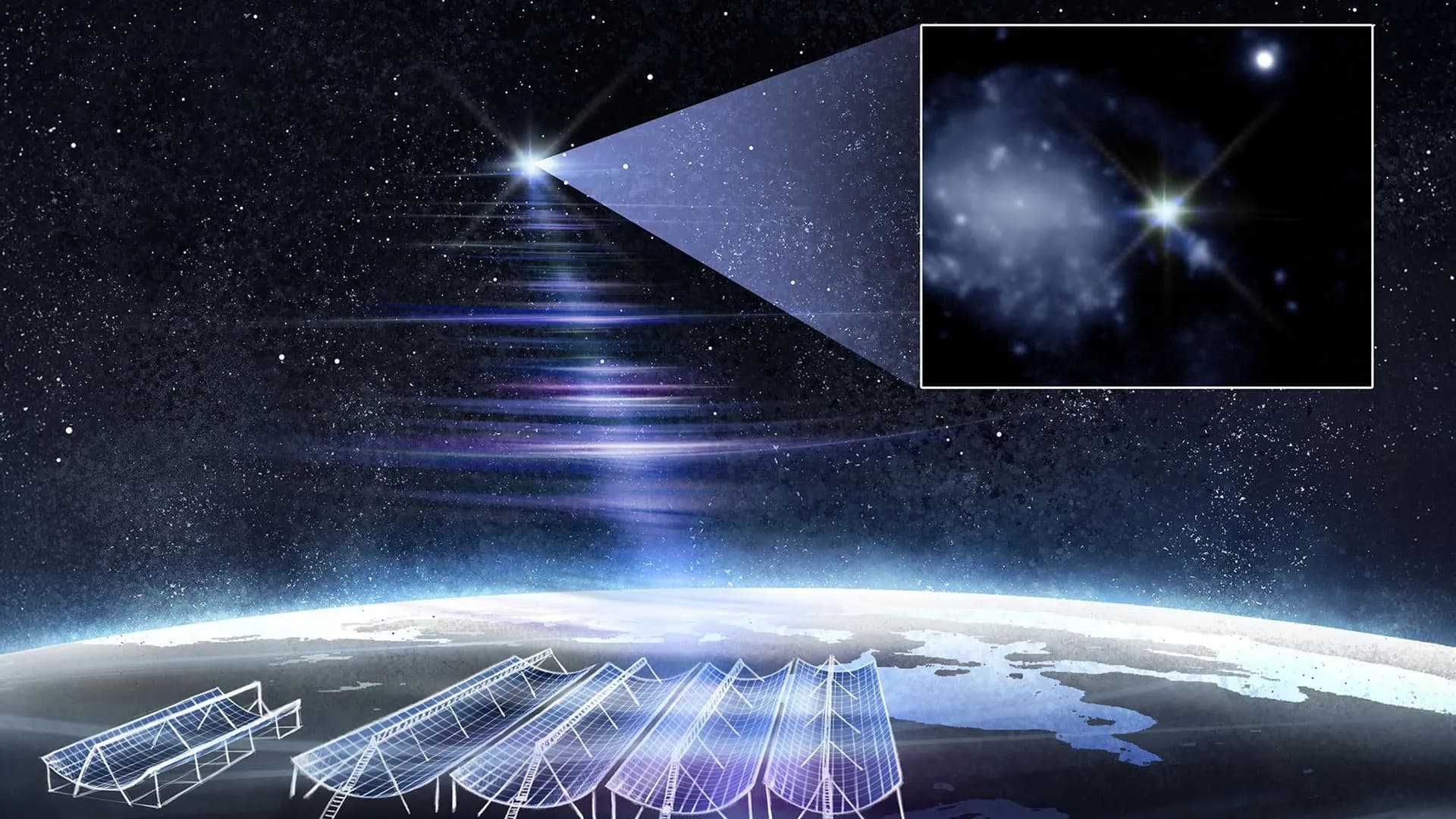 Astronomers Discover Source of Brightest Fast Radio Burst