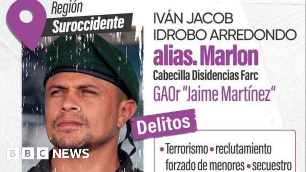 Colombia Unveils $1.4M Reward for Rebel Behind Deadly Attack
