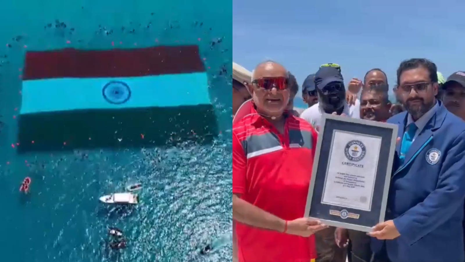 Andaman Islands Break Record with Largest Underwater Flag