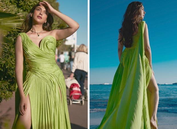 Aditi Rao Hydari Stuns in Neon Green Gown at Cannes 2026