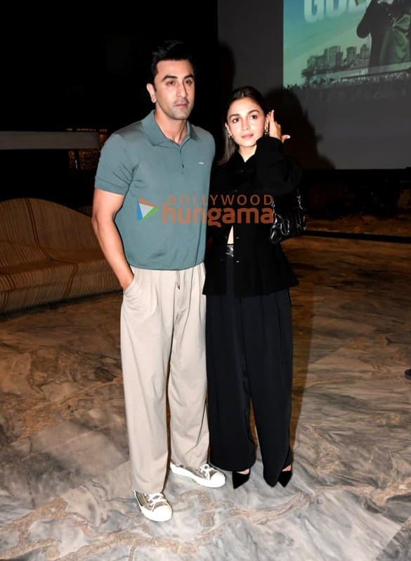 Star-Studded Screening: Ranbir Kapoor and Alia Bhatt Shine