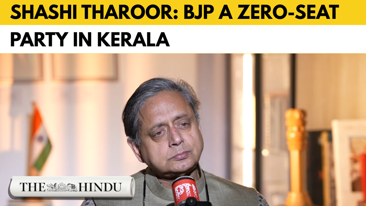 Shashi Tharoor Declares BJP Irrelevant in Kerala Politics