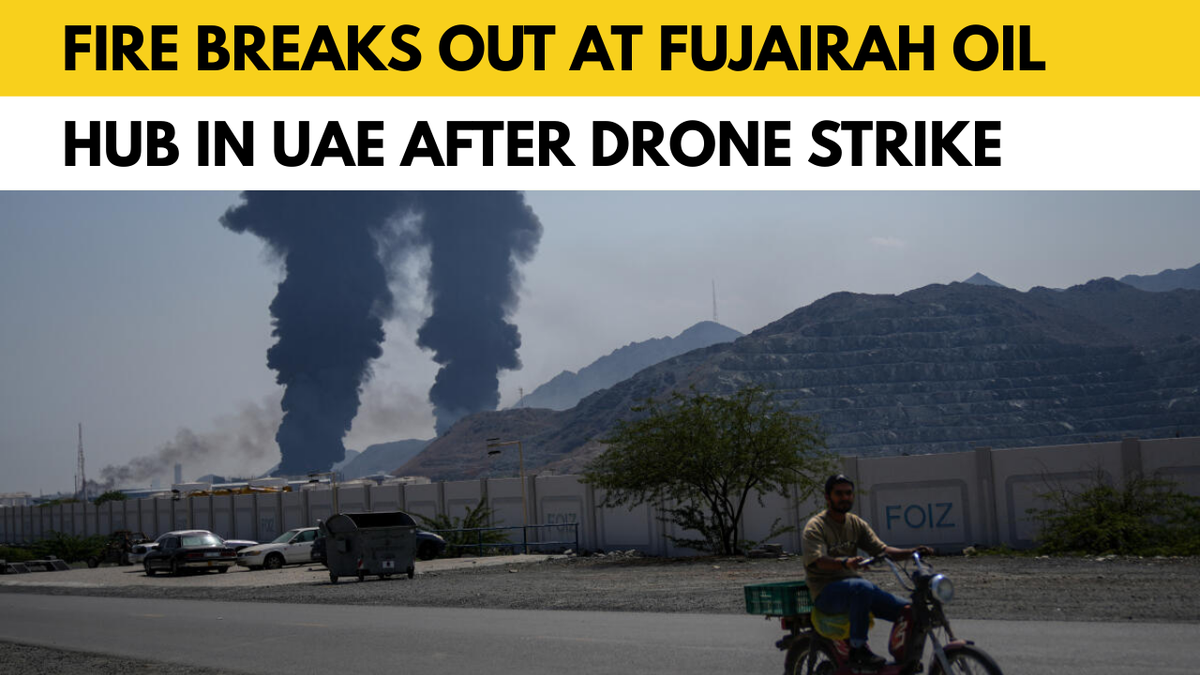 Shocking Drone Strike Ignites Fire at UAE Oil Facility