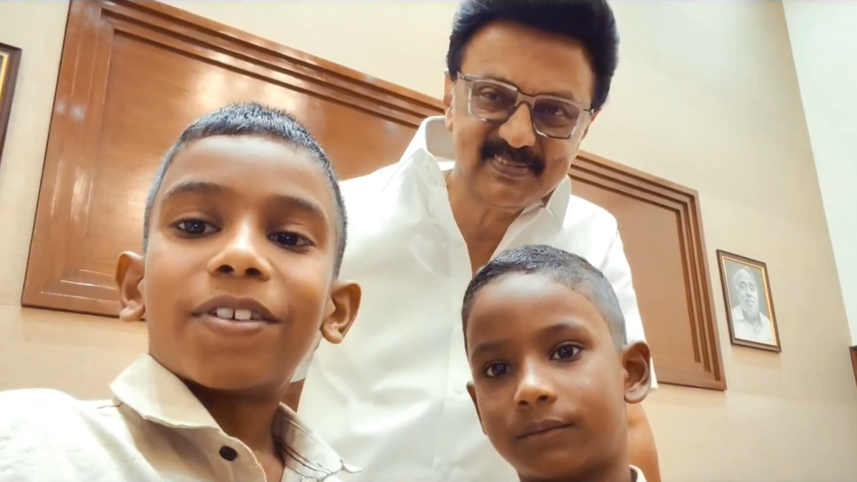 M.K. Stalin Meets Young Influencers Promoting Education