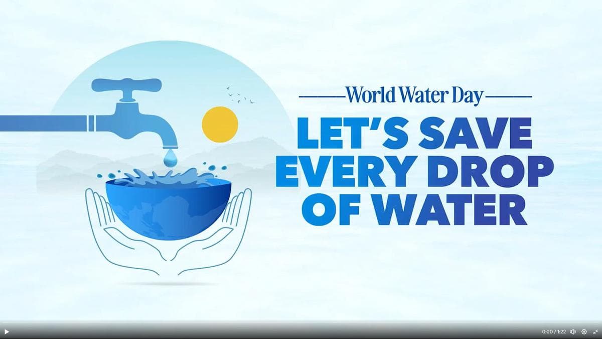 PM Modi Urges Water Conservation on World Water Day 2026