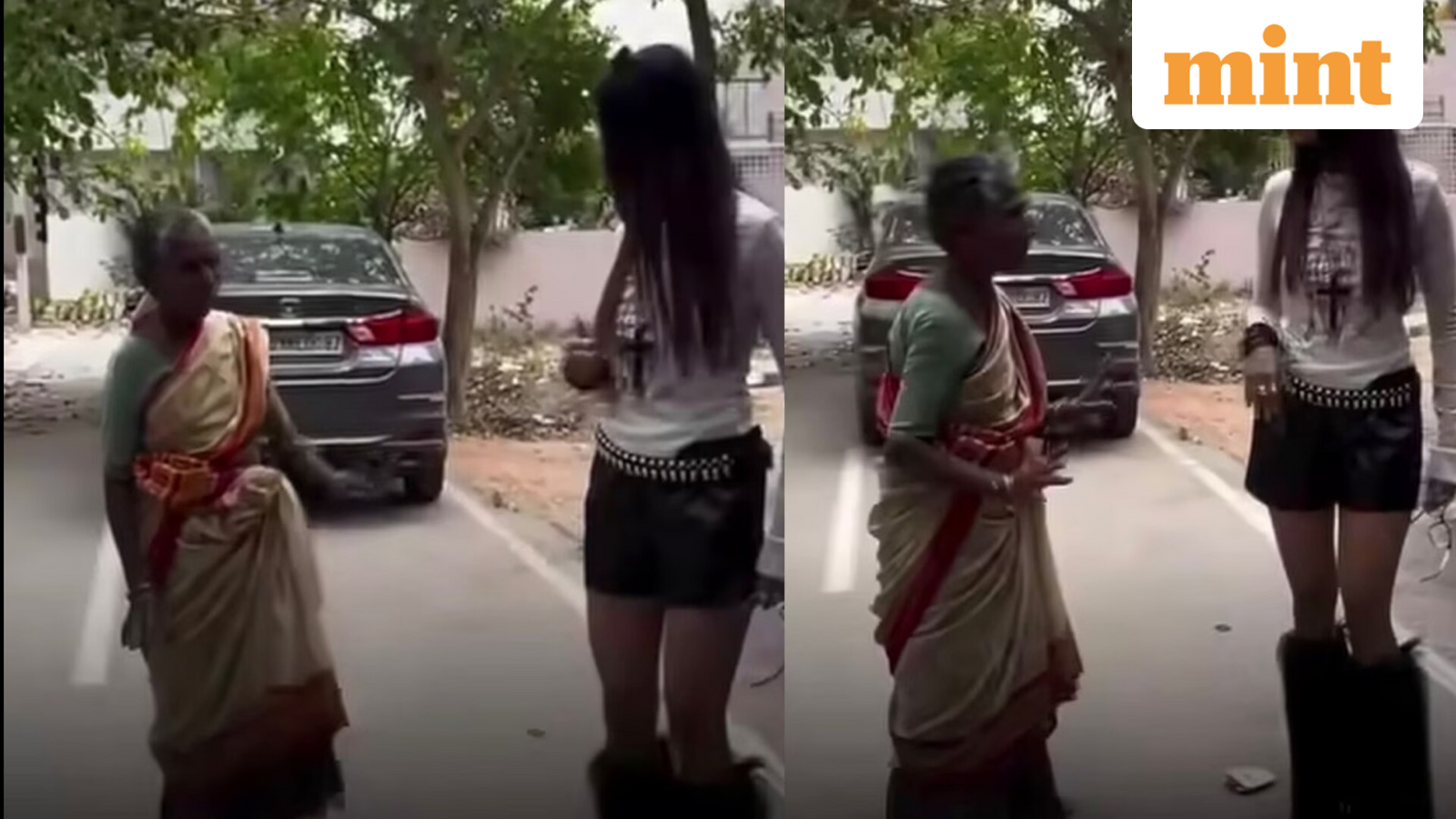 Bengaluru Influencer's Photoshoot Disrupted by Elderly Woman