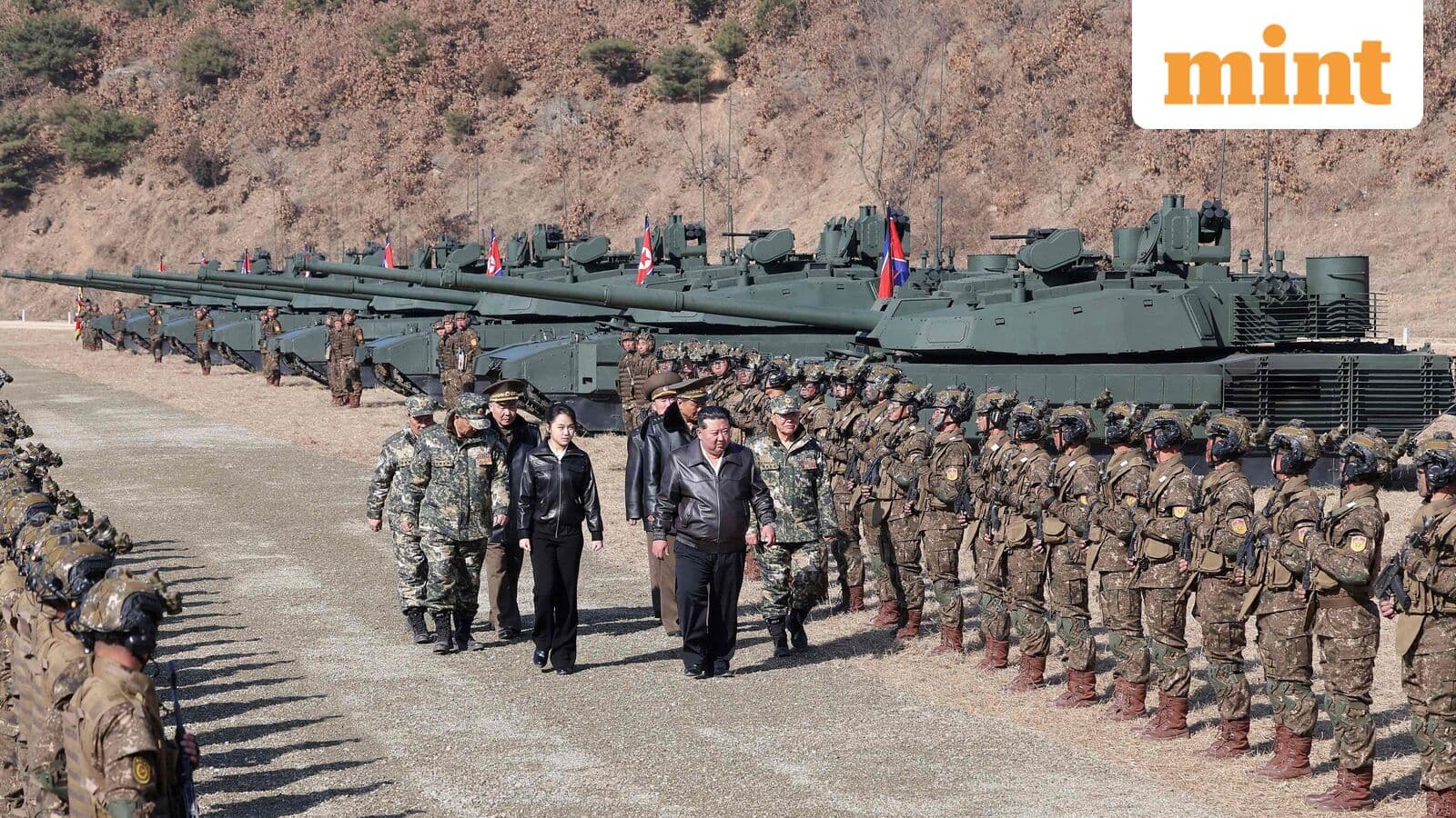 North Korea's Kim Jong Un's Daughter Drives Tank Amid Succession Speculation